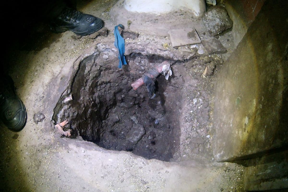 Hallaron un túnel en el pabellón de alto perfil (Prensa Gobierno de Santa Fe)