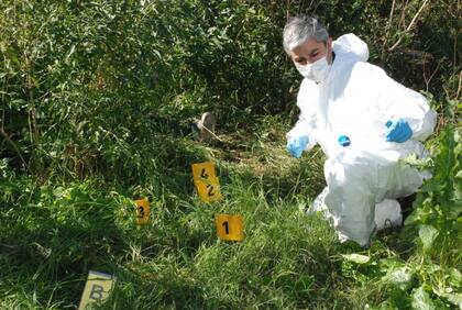 Hallazgo del cuerpo de Marisol Oyhanart; el trabajo de los peritos en la escena del crimen
