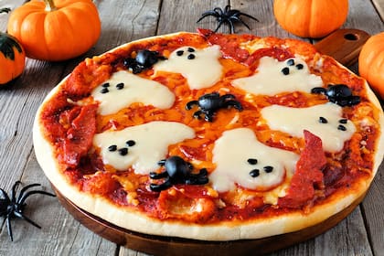 Recetas: Pizza de halloween