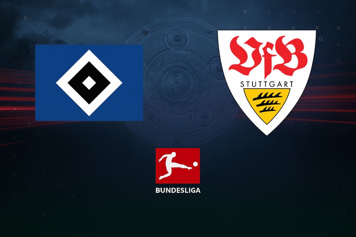 Hamburger SV y Stuttgart disputaron uno de los encuentros de la jornada del fútbol aleman