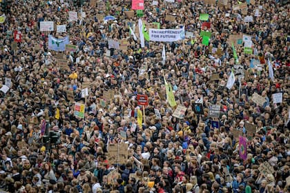 Hamburgo durante la marcha del 20 de septiembre