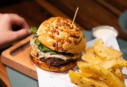 Hamburguesa de cordero de Tomate