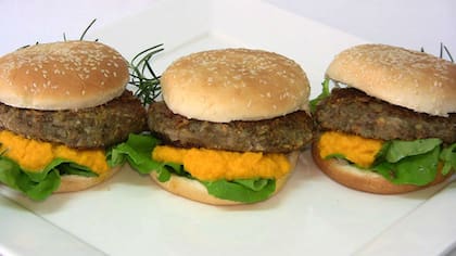 Hamburguesas de lentejas