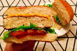 Hamburguesas de pollo caseras