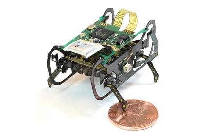 HAMR es un microrobot que algún día podría usarse para inspeccionar cañerías y maquinaria; lo crearon en Harvard; pesa 2,8 gramos