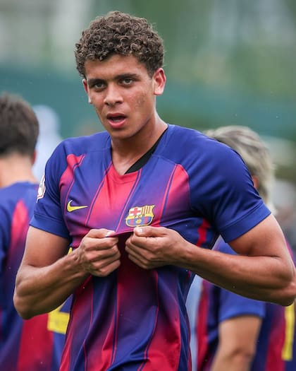 Hamza Abdelkarim es una de las grandes promesas de la cantera de Barcelona y fue una de las figuras del equipo campeón de la División de Honor