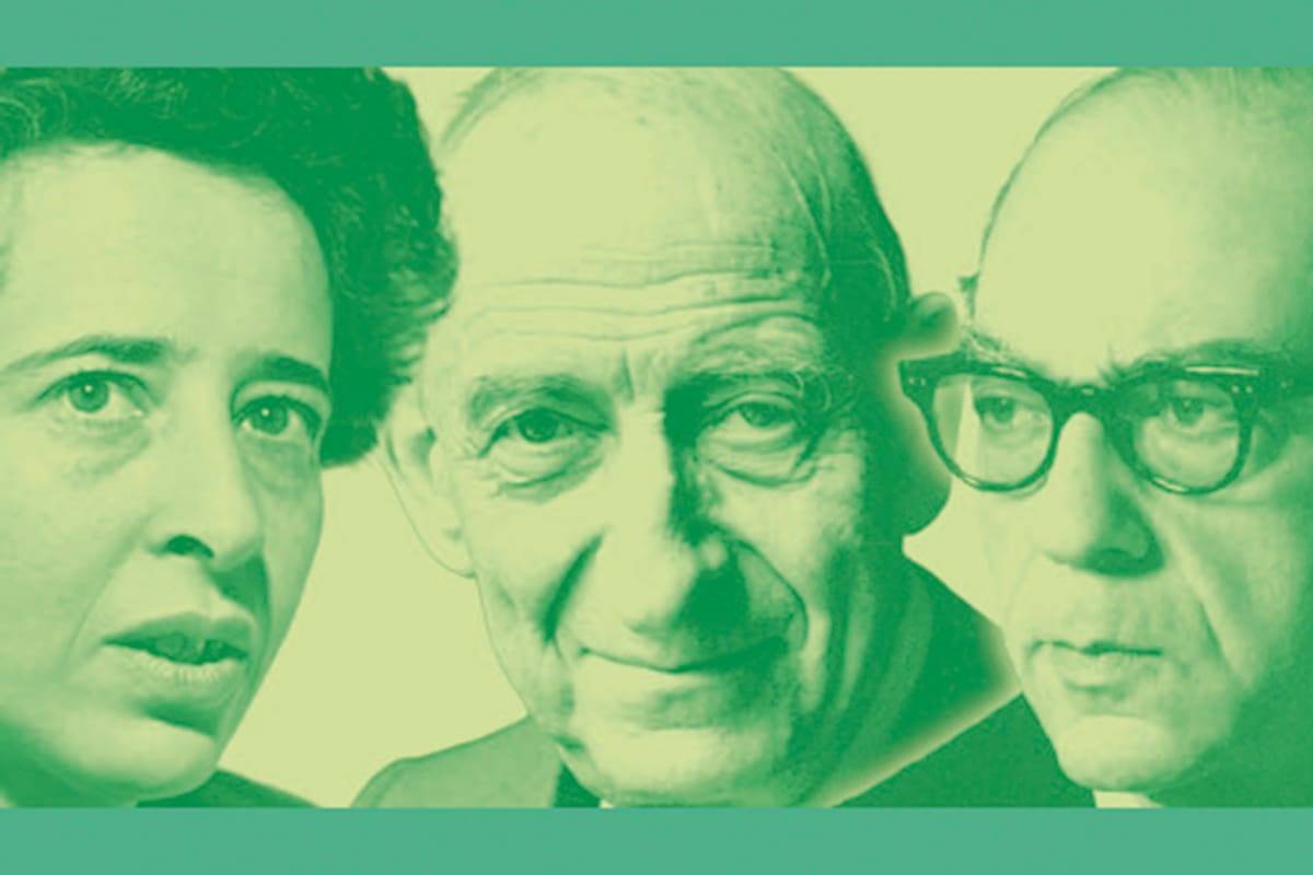Hannah Arendt, Raymond Aron e Isaiah Berlin