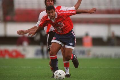 Hanuch, durante su etapa en Independiente