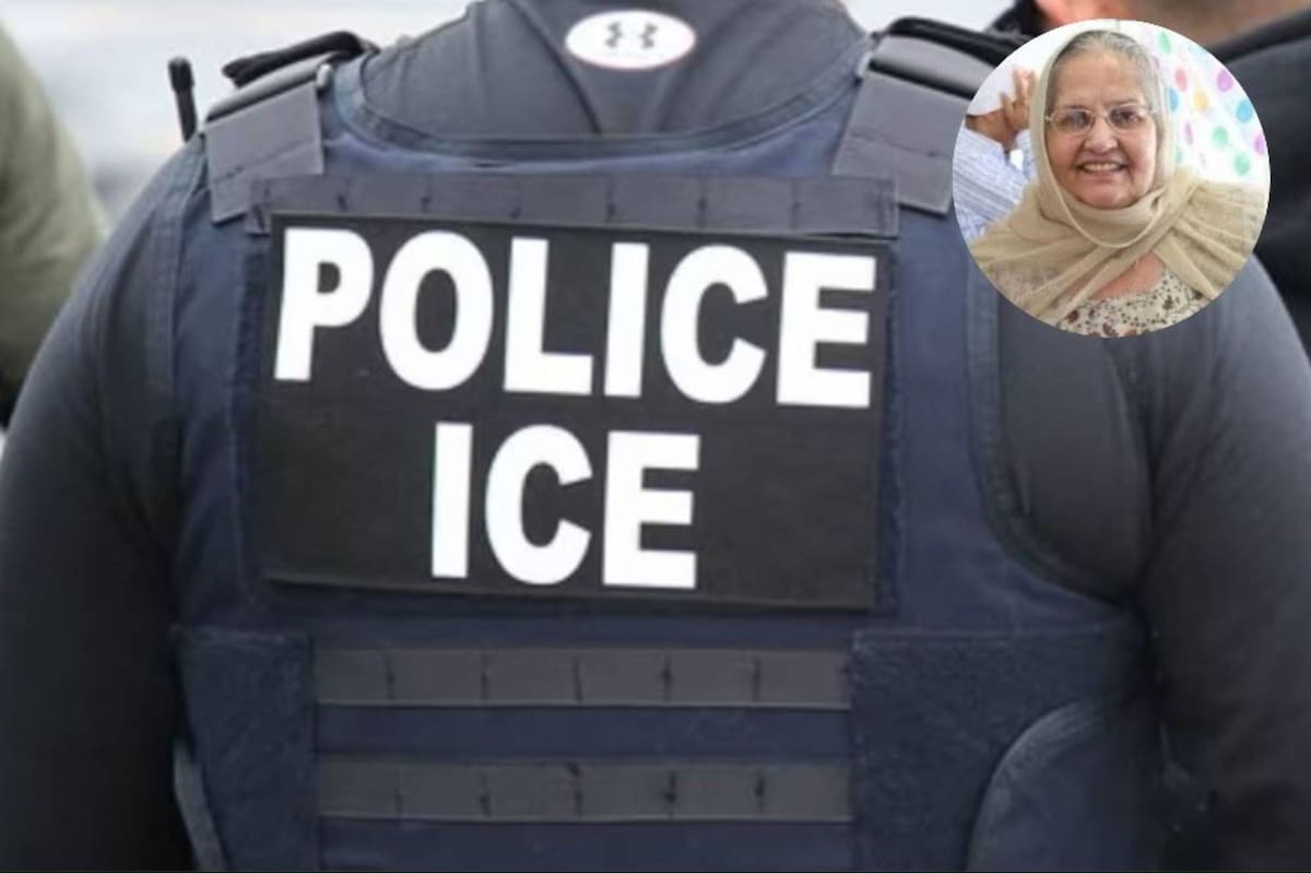 Harjit Kaur, de 73 años, fue detenida por el ICE tras una cita de rutina con el ICE