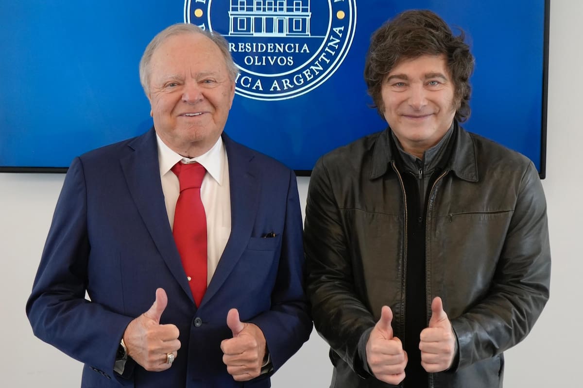 Harold Hamm, fundador de Continental Resources, durante su visita a la Argentina, donde se reunió con el presidente Javier Milei en septiembre pasado