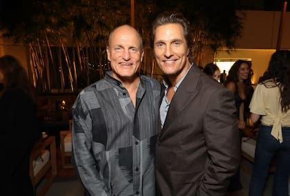Harrelson y McConaughey en el estreno de la serie en Hollywood