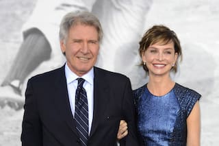 Estuvo casado 21 años, se divorció y volvió a encontrar un gran amor: la historia de Harrison Ford y Calista Flockhart