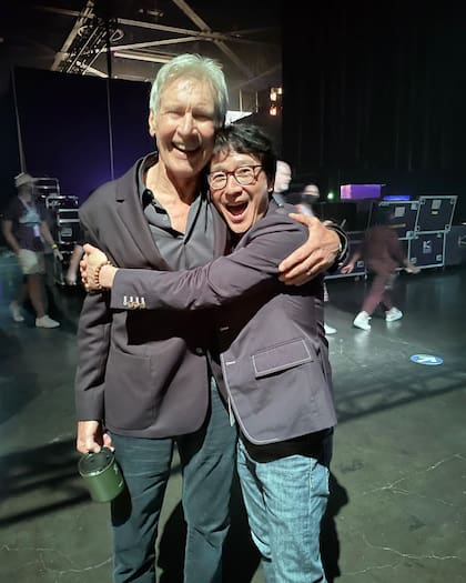 Harrison Ford y Ke Quan se reencontraron tras 38 años.