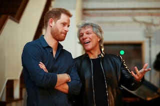 La inesperada colaboración musical entre el príncipe Harry y Jon Bon Jovi