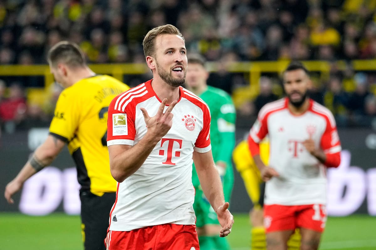Harry Kane, de Bayern Múnich, lidera la carrera a la Bota de Oro de la temporada 2023/24