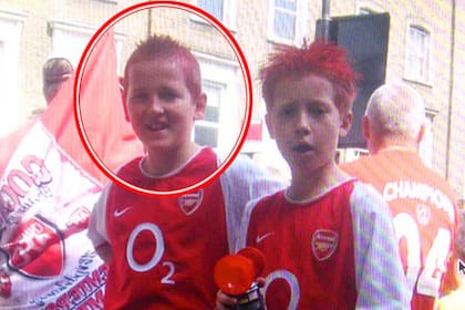 Harry Kane en su infancia, cuando soñaba con brillar en Arsenal