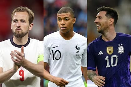 Harry Kane, Kylian Mbappé y Lionel Messi son los que menos pagan en las casas de apuestas si son goleadores del Mundial