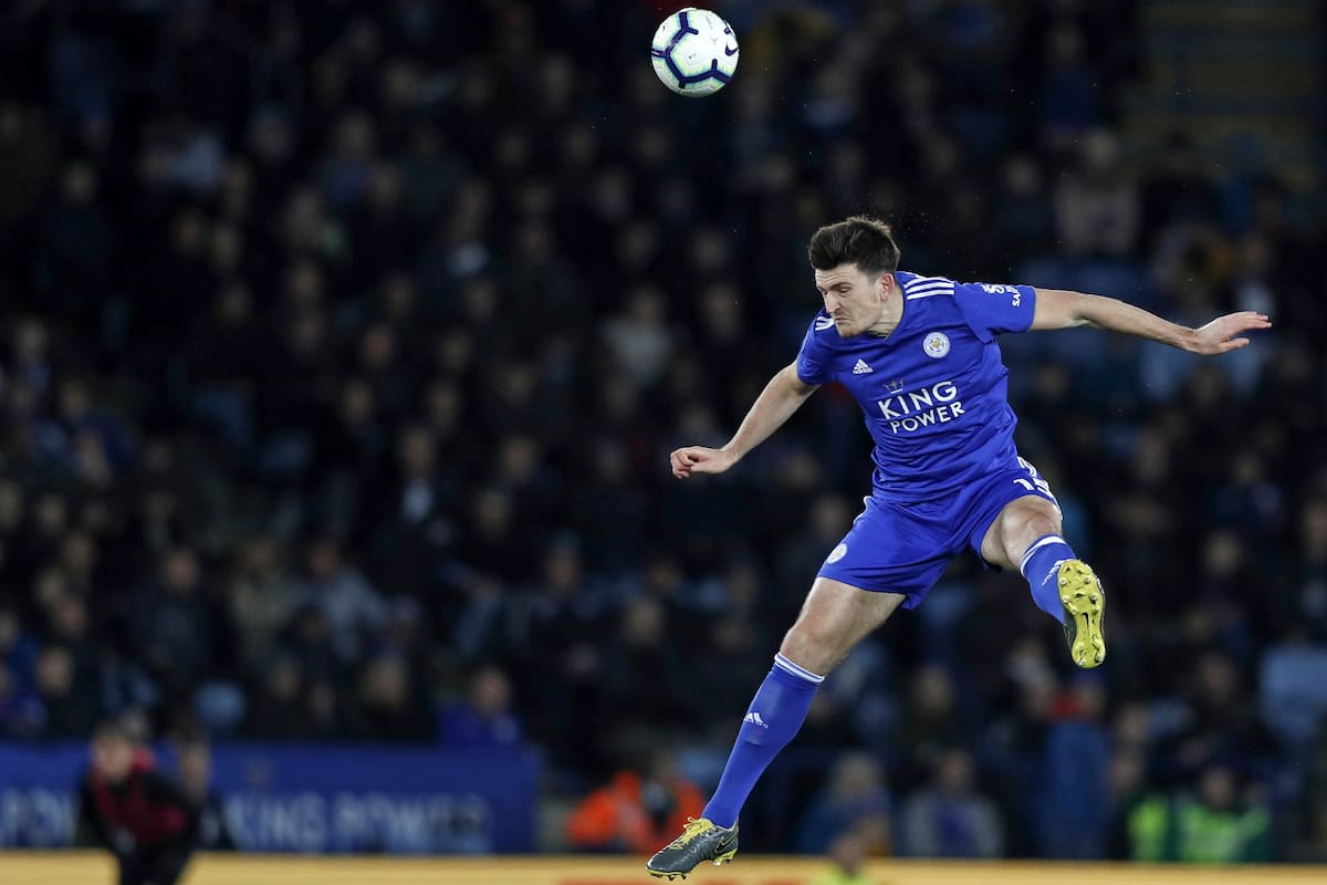 Harry Maguire en el Leicester