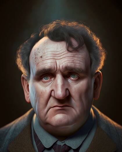 Harry Melling de anciano