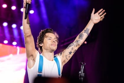 Harry Styles hizo delirar a su público en el Estadio de River, en su segunda visita al país; este domingo se vuelve a presentar en el Monumental (Steven Sierra, gentileza DF)