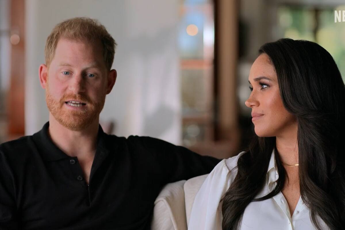Harry y Meghan en su documental de Netflix