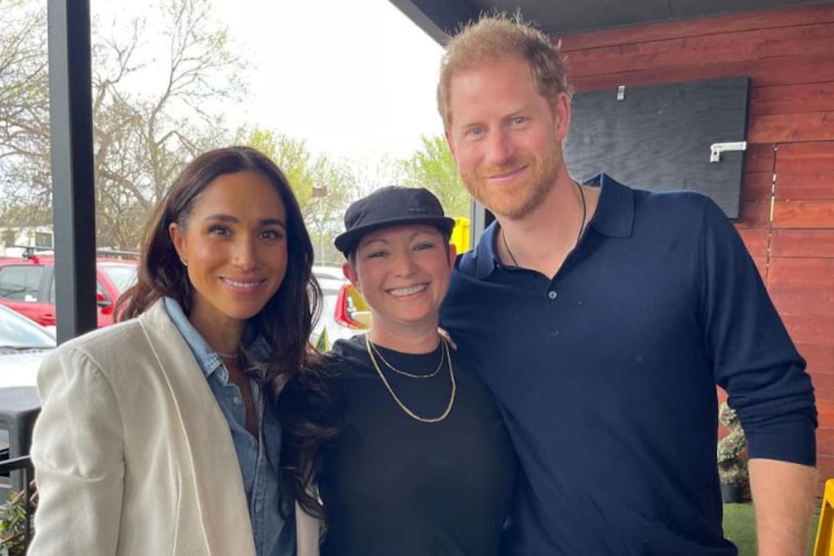 Harry y Meghan, en un restaurante en Austin, Texas