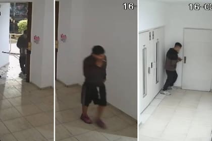 Hartos de sufrir robos, vecinos de un edificio de La Plata hacen guardia por la noche para evitarlos.