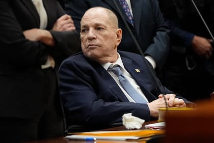 Harvey Weinstein comparece ante el tribunal penal de Queens el jueves 9 de mayo de 2024, en Nueva York
