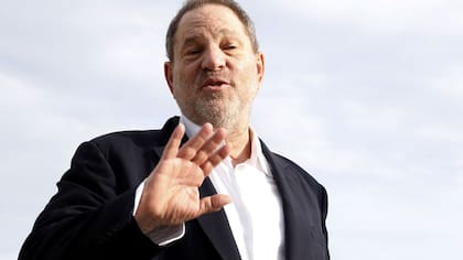 Harvey Weinstein habló con la prensa