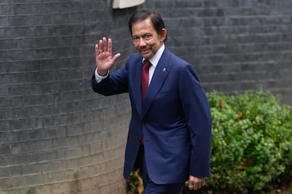 El sultán Hassanal Bolkiah de Brunei, en Londres, en diciembre pasado
