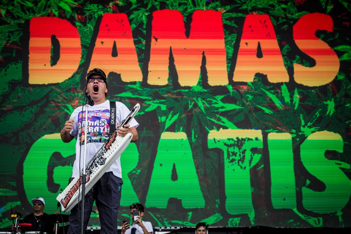 Hasta ahora, Pablito Lescano con Damas Gratis dio el show diurno más convocante del festival