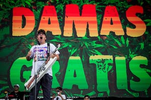 Hasta ahora, Pablito Lescano con Damas Gratis dio el show diurno más convocante del festival
