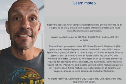 Hasta la letra chica original del sitio de Apple se puede leer en el correo para darle mayor verosimilitud (TikTok @scottpolderman)