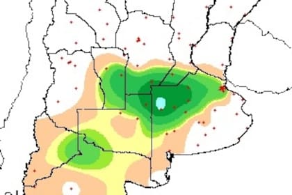 Hasta las 8 de este miércoles, los mayores registros se dieron en Rufino, con 26,8 milímetros; Lincoln, con 26 mm; Junín, con 18,2 mm; y General Pinto, con 19 milímetros