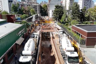 Avanza la construcción de pasos bajo nivel del tren Sarmiento en dos barrios porteños