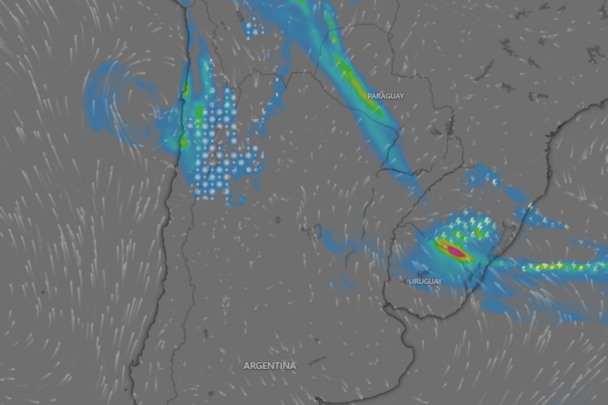 Hay alerta amarilla por lluvias, vientos fuertes y nevadas para este miércoles 19 de agosto: las provincias