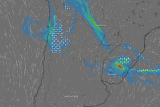 Rige una alerta amarilla por lluvias, vientos fuertes y nevadas para este miércoles