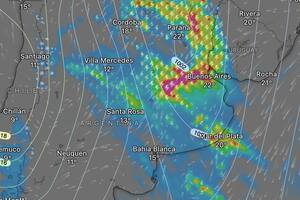 Hay alerta amarilla por tormentas y vientos fuertes para este sábado 21 de marzo: las provincias afectadas.