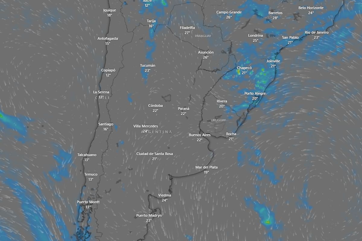 Hay alerta meteorológica en cinco provincias para este viernes 22 de noviembre.