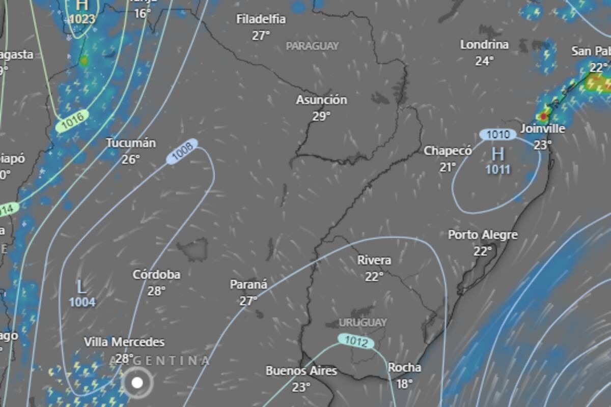 Hay alerta meteorológica en cinco provincias para este domingo 5 de enero