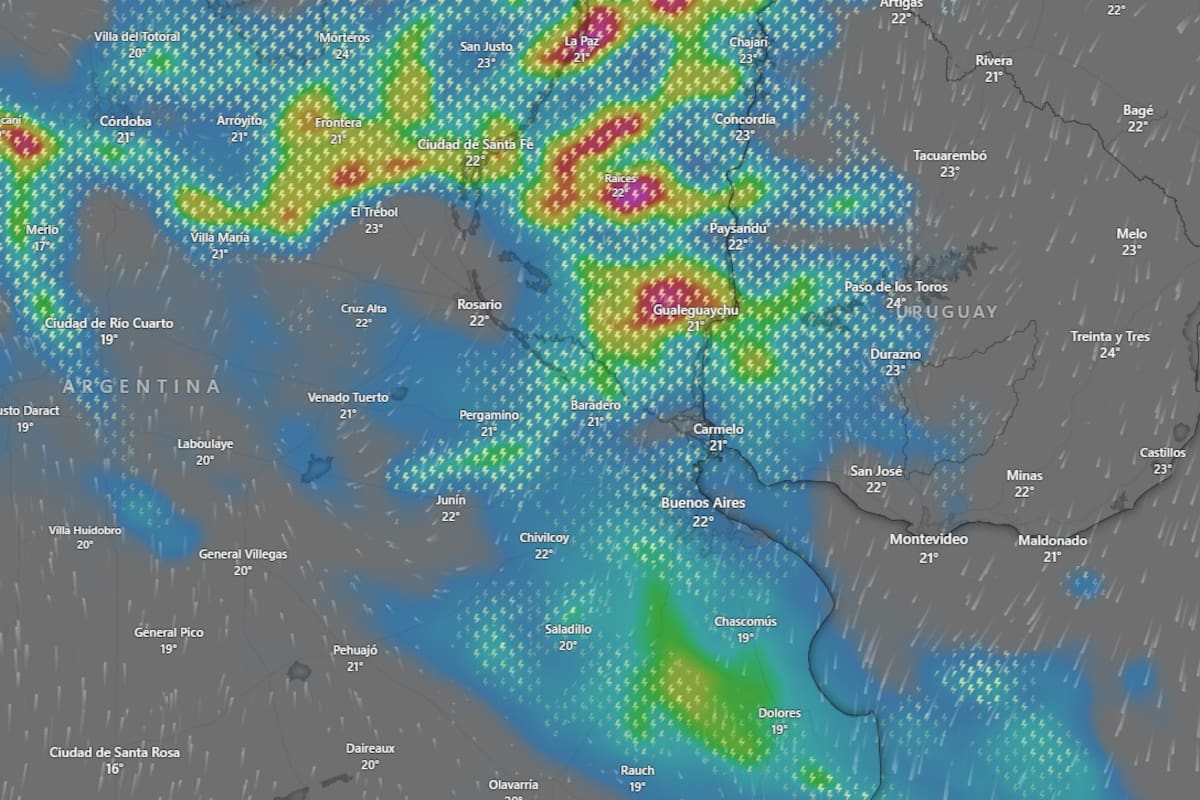 Hay alerta por tormenta para este viernes 24 de octubre