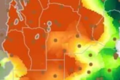 Hay amplias zonas del país con déficit de humedad