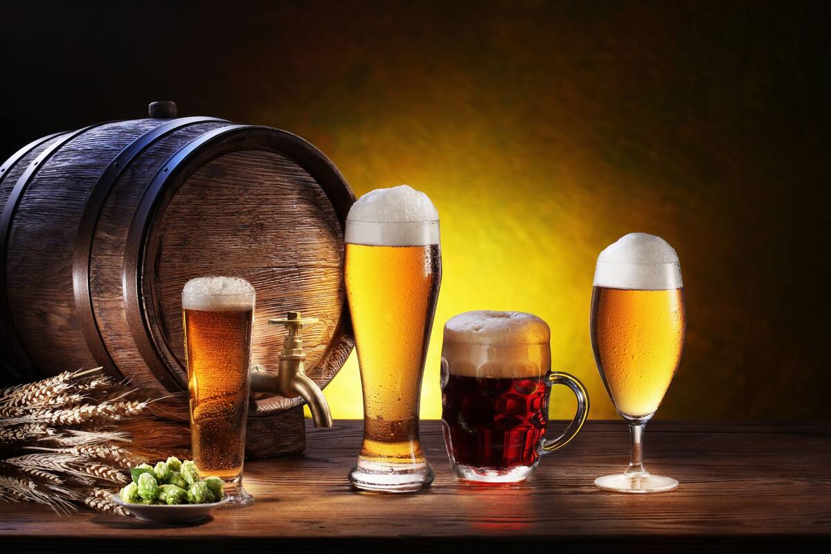 Hay ciertos estilos de cerveza que expresan mejor los aromas cuando se sirven en su vaso adecuado