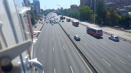 Hay demoras para circular hasta la altura de Cantillo
