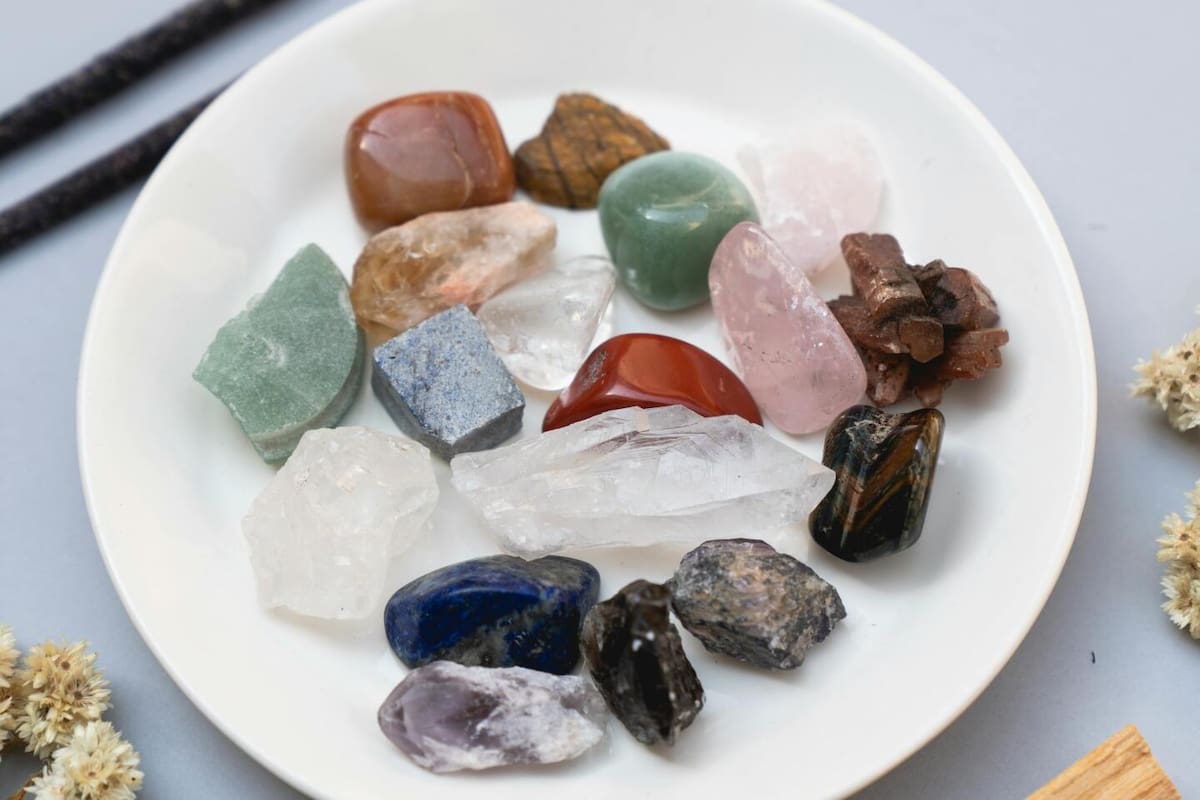 Hay diversos tipos de cristales.