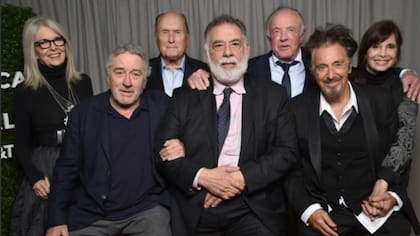 Hay equipo. Los actores de El padrino, junto a Francis Ford Coppola, 45 años después