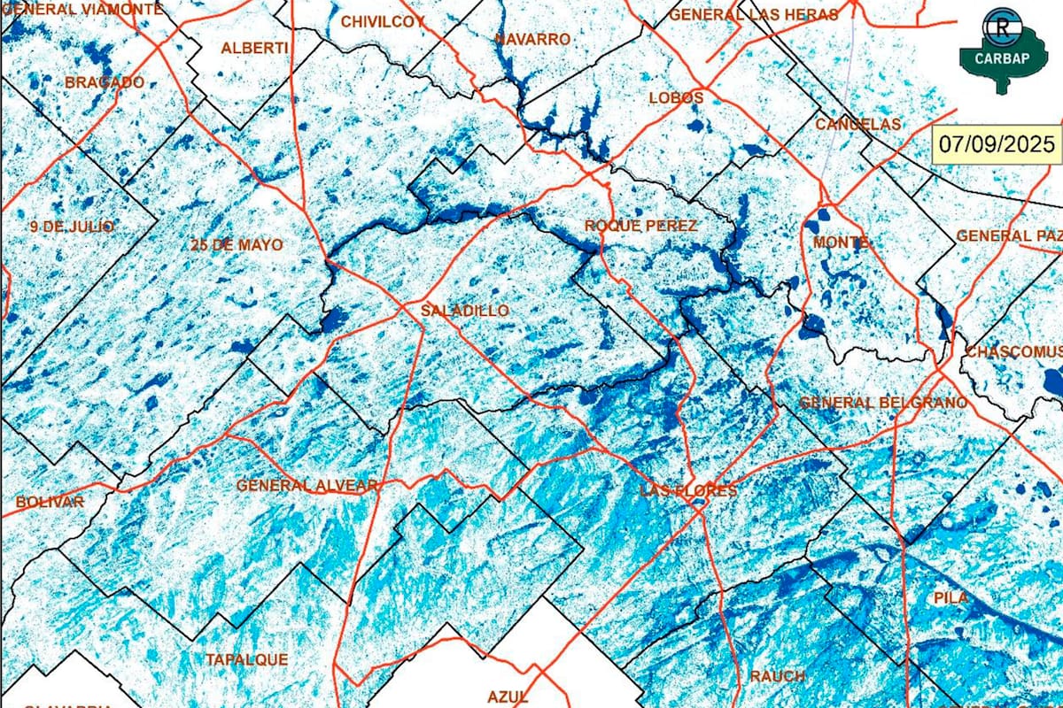 Hay más de dos millones de hectáreas inundadas