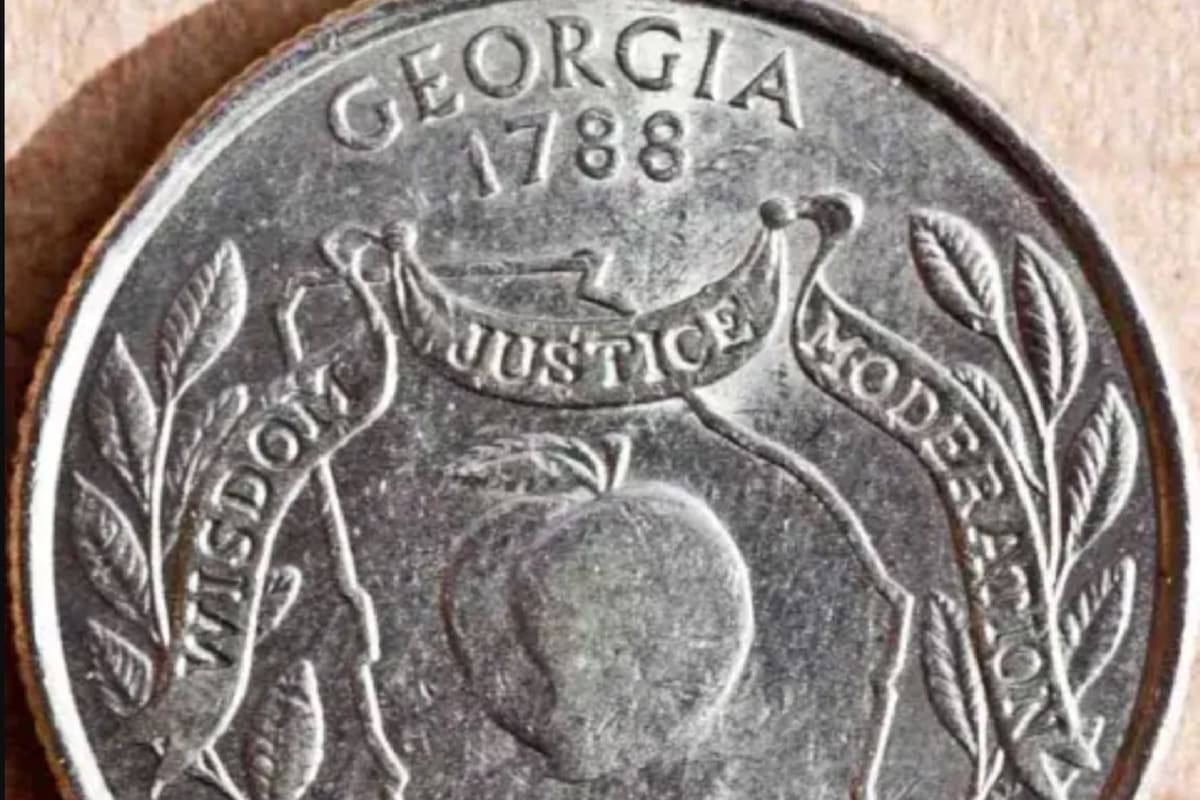 Hay monedas de 25 centavos de Georgia, de 1999, que podrian valer mucho más