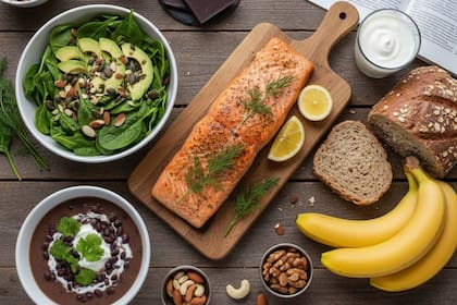 Los distintos alimentos que contienen magnesio