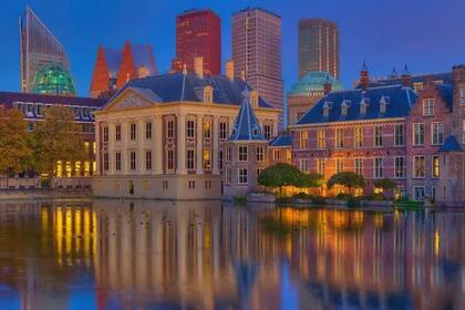 Hay rascacielos, pero Europa es relativamente bajita